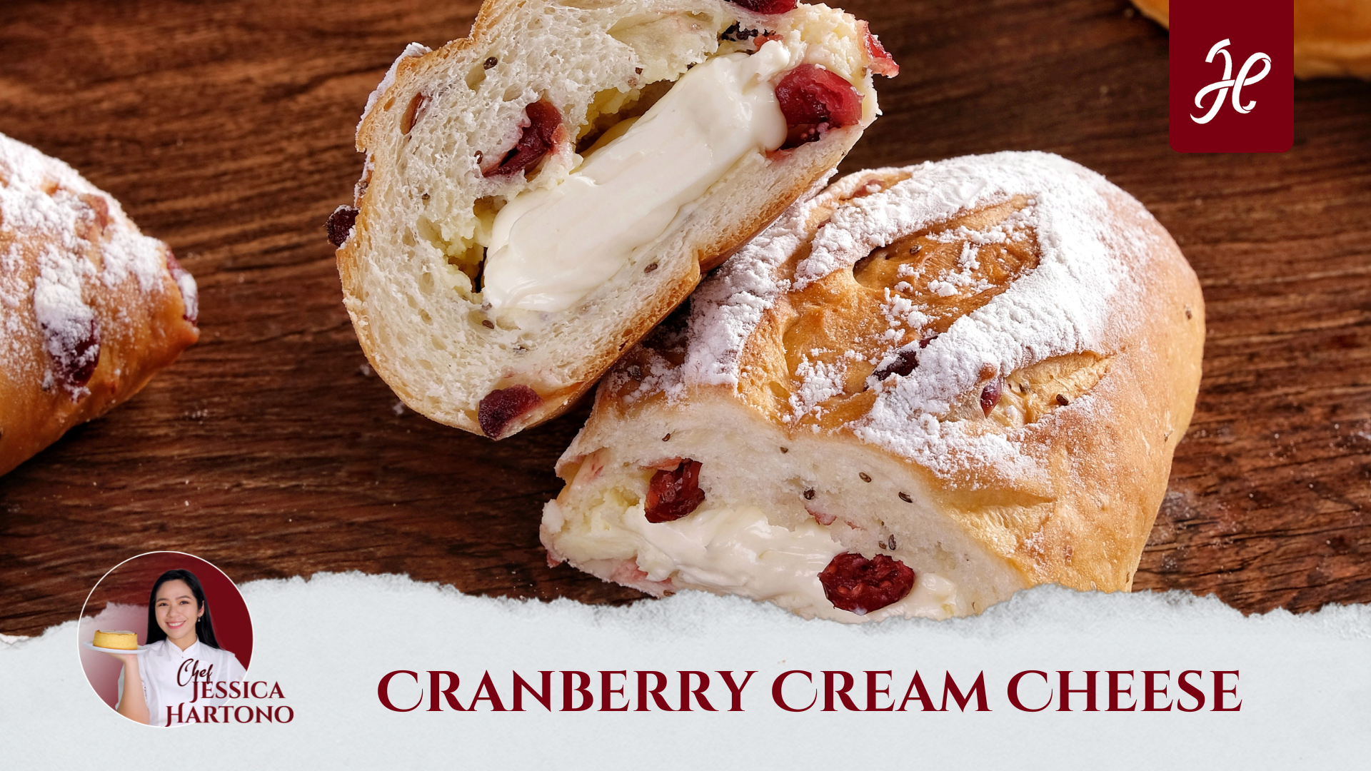 Roti Cranberry Cream Cheese